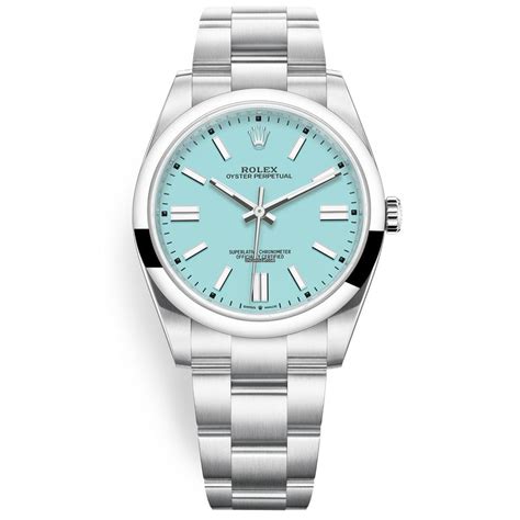 rolex tiffany blue 41 discontinued|rolex oyster perpetual blue 41.